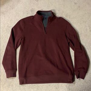 Burgundy Arrow Sweater